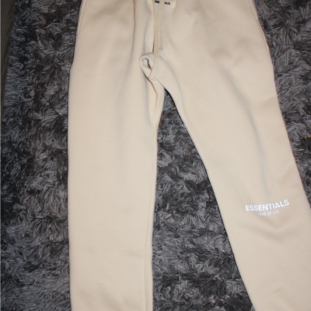 Essentials Fear of God Beige Sweatpants